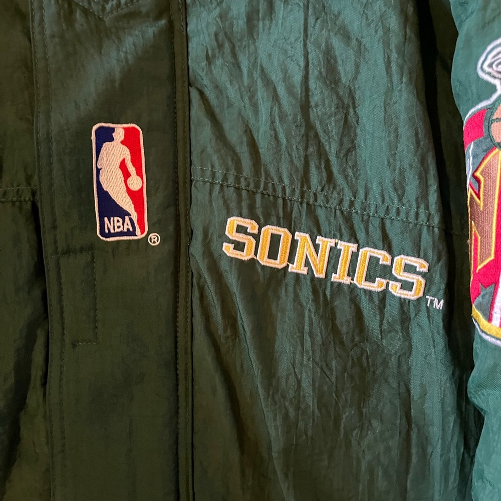 Vintage Seattle SuperSonics Starter Hooded Jacket - Picture 2 of 6